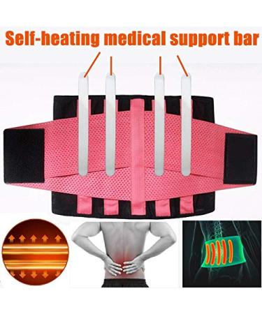 Lumbar brace Men's Elastic Corset Back Lumbar Brace Support Belt Waist Orthopedic Posture Corrector Low Back Belt Waist Support men Green Large - Buy Online on GoSupps.com
