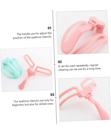 Didiseaon Mold Makeup Tools for Eyebrows Eyebrow Tracer Eyebrow Trimming Tool Beauty Products Fold - Buy Online on GoSupps.com
