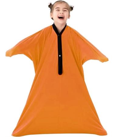 Sensory Sock Special Need Full Body Sock Stretchy Sensory Sox Compression Body Sacks That Relaxes The Body Perfect for Children with Sensory Processing Disorder (Color : Orange Size : Large) Large Orange