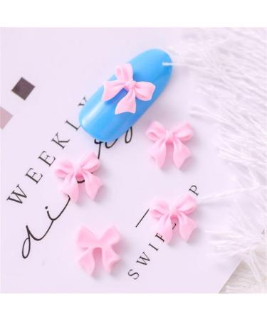 3D Charm 50Pcs Resin Nail Jewelry Ornaments Nail Art Bowknots Manicure Accessories Mini Bow Nail Jewelry Nail Art Decorations Nail Bow Ties(brown) - Buy Online on GoSupps.com