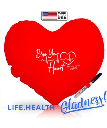Heart Pillow for Post-Surgery Recovery | Mastectomy & Open Heart Surgery | Get Well Soon Cardiac Patient Gift - Buy Online on GoSupps.com