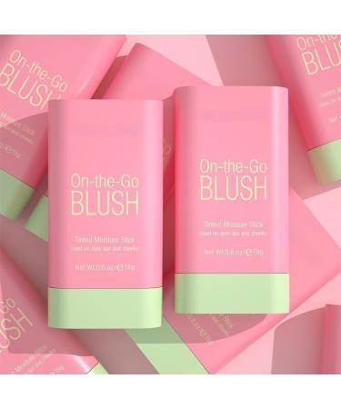 PICKX On-the-Go Makeup Blush Stick Tinted Moisture Stick Shadow Lips Cheek Blusher Creamy Makeup Long Lasting Natural Nude Makeup for All Skin (pink) - Buy Online on GoSupps.com