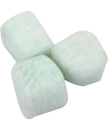 Real Healing Crystals India | Healing Stones for Beginners - Tumbled Amazonite Stones for Witchcraft | 20 Amazonite - Buy Online on GoSupps.com