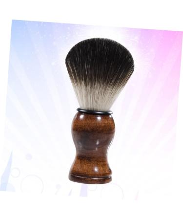 FRCOLOR Men Beard Brush - Soft Wooden Shaving Brush Tool for Gentlemen | Ideal Grooming Essential - Buy Online on GoSupps.com