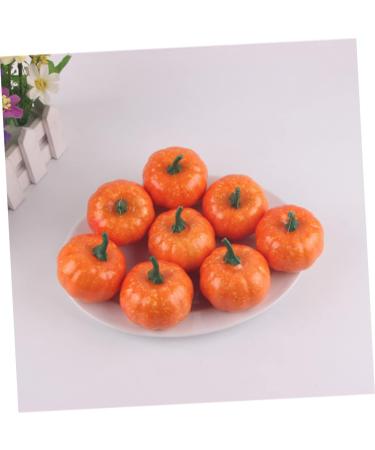 Amosfun 8pcs Halloween Pumpkin Ornament Simulation Mini Halloween Fake Fruit Fake Fruit Home Halloween Ornaments Diy Fake Pumpkin Faux Pumpkin Decor Party Pumpkin Vegetable Props - Buy Online on GoSupps.com