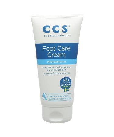 Foot Care Cream Swedish Formula 175 ml by CCS Professional & Clinically Tested Contains 10% Urea and Eucalyptus Oil Prevents Dry Skin and Protects Feet - Buy Online on GoSupps.com