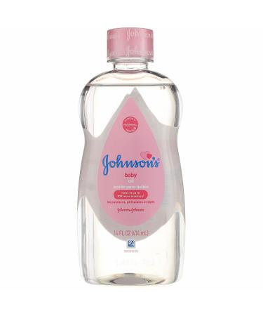 Johnson & Johnson Baby Oil Original 14 Ounce (Pack of 5)