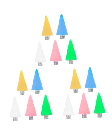 DOITOOL 3 Sets Pen Tip Rhinestones Pencil Beads Picker Crystals Studs Picker Tip Nail Picker Wax Heads Wax Tips Head Beads Picker Head Wax Head Nail Tool Wax Pencil Drilling Pen Acrylic