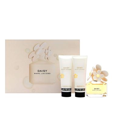 Marc Jacobs Daisy for Women 3-Piece Set (1.7 Oz Eau De Toilette Spray / 2.5 Oz Body Lotion/ 2.5 Oz Shower Gel)