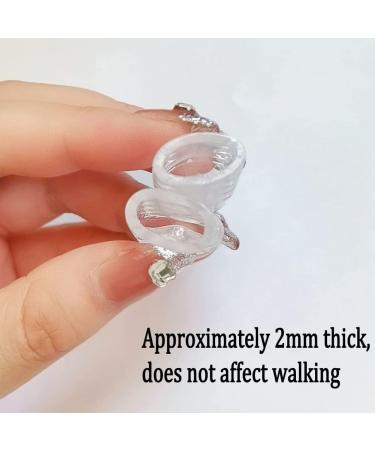 VOPETROY Little Toe Protectors - 50PCs Silicone Breathable Toe Covers for Blisters Corns Hammer Toes & Pain Relief - Buy Online on GoSupps.com