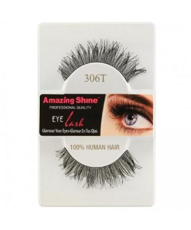 Amazing Shine Human Hair False Eyelashes - 306T