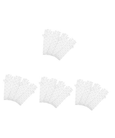 minkissy 8 Pairs Nail Gloves Gel Manicure Uv Gloves Uv Lamp Glove for Gel Nails Fingerless Anti Uv Glove Gel Nails Gloves Nail Accessories Polyester White Light Miss Anti-uv