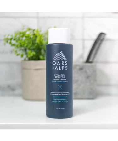 Oars + Alps Men's Sulfate-Free Hair Shampoo with Kelp and Algae Extracts - 12 Fl Oz - Buy Online on GoSupps.com