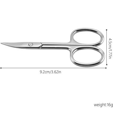 DOETYD Cuticle Nail Scissors Stainless Steel Manicure Scissors Professional Curved Blade Grooming Beauty Scissors for Toenail Pedicure Skin Hair Trimming - Buy Online on GoSupps.com
