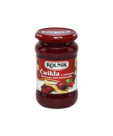 Rolnik Horseradish with Beetroot (Cwikla) 370gr x 15 Pack