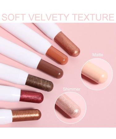Timipoo Cream Eye Shadow Stick - Matte and Shimmer Eye Makeup Pen - Long-Lasting Waterproof Formula - Fluorescent Eye Shadow Stick (08) - Buy Online on GoSupps.com