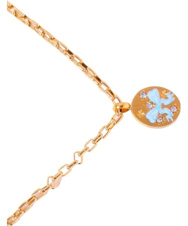 Oralgo's Exquisite Painted Necklace | Adjustable Collarbone Chain & Loop Trailer | Fashion Jewelry Adventure Wonder - Buy Online on GoSupps.com