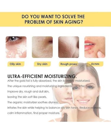 ZHBiwmatn 2024 New 4Pcs 24K Gold Collagen Ampoule Lifting Serum 24k Pure Gold Foil Essence Serum Collagen Face Serum Anti-aging Essence Anti-Wrinkle Skin Repair Moisture Firming Lifting Serum 30ml - Buy Online on GoSupps.com