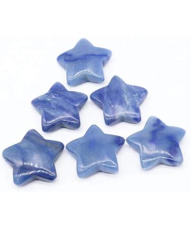 Double Happy Healing Crystal Set - 2 Piece Polished Blue Adventurer Mini Star for Spiritual Decoration & Gifts - Buy Online on GoSupps.com