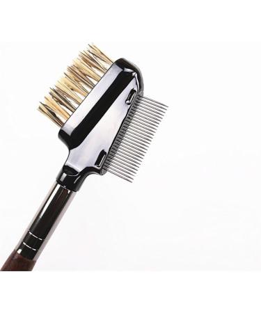 Comb Eyebrow Brush Eyelashes 2 in 1 Eyebrow Comb and Brush Lash Groomer Double Sided Brow Brush for Women Makeup Cosmetic Tools - Buy Online on GoSupps.com