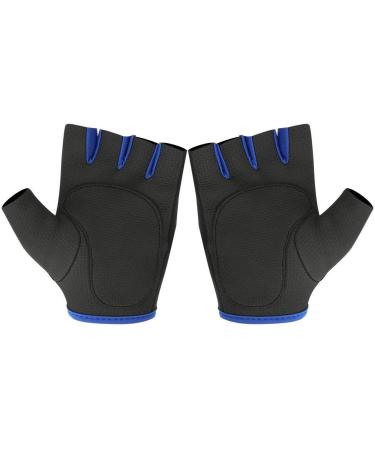 Demeras Unisex Outdoor Weight Lifting Gloves - Anti-Slip Breathable Fitness Gloves for Cycling and Sports Protection (Blue Black M) - Buy Online on GoSupps.com
