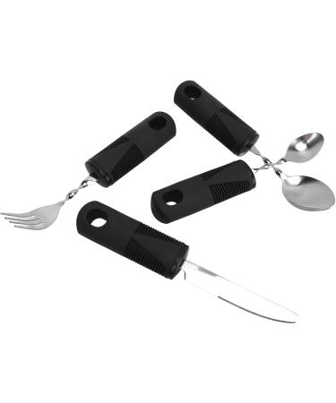 Weighted Silverware Dishware Knife Aggravated Utensil for Diet Utensil Home Adaptive Spoons - Buy Online on GoSupps.com