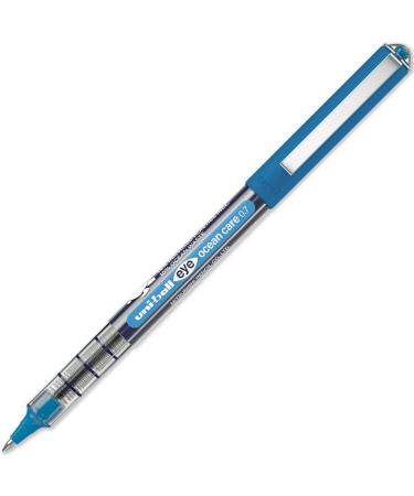 Uni-Ball Eye Ocean Care UB-157ROP 0.7mm Fine Ballpoint Pen - Water-Repellent Blue Ink for Writing Drawing & Art (5-Pack) - Buy Online on GoSupps.com