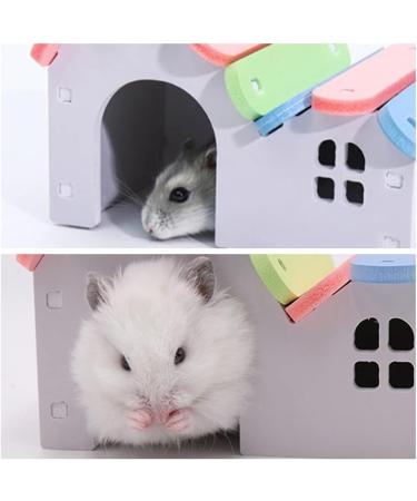 Wooden Hamster House Hamster Sleeping Bed Hamster Hideout for Home Store Shop - Buy Online on GoSupps.com