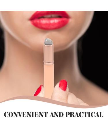 Healeved 4Pcs Silicone Lip Brushes - Round Head Makeup Applicator for Lipstick & Lip Gloss | Beauty Tool for Women & Girls | International Shipping Available - Buy Online on GoSupps.com
