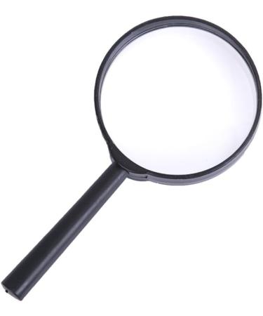U-M Magnifying Glass 10x Handheld Reusable Plastic Magnifier for Learning Reading Books Newspaper and Fault Finding 10*40MM - Buy Online on GoSupps.com