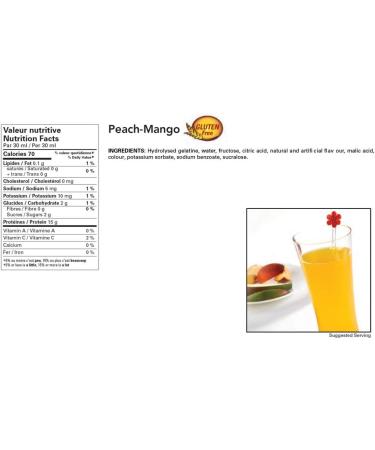 ProtiDiet - Peach Mango Concentrated Drink - Buy Online on GoSupps.com