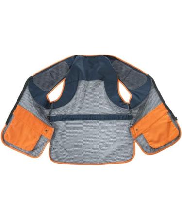 Beretta Full Mesh Shooting Vest for Clay Pigeon Trap & Skeet - Lightweight Blue & Eclipse Grey - XXL - Buy Online on GoSupps.com