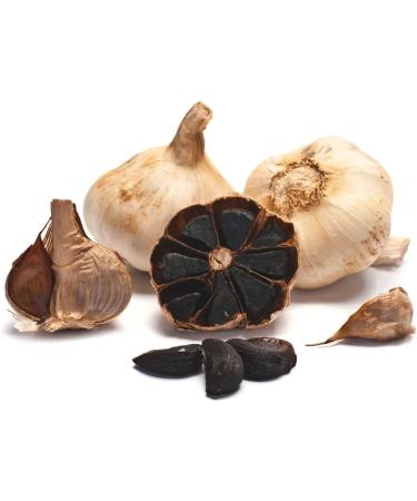 Organic Black Garlic 2 Heads Whole Pods | Fermented Umami Sweet Taste | Superior Quality | 100% Natural and Organic - Buy Online on GoSupps.com