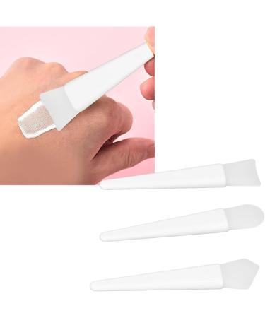 Silicone Brush Applicator Kit Evenly Distributed Silicone Brush Set for Travel (White) - Buy Online on GoSupps.com