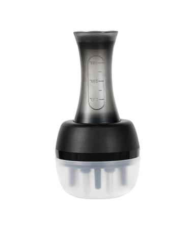 Peigne applicateur de cuir chevelu applicateur d'huile capillaire pour cuir chevelu Applicateur d'huile pour Peigne distributeur capillaire multifonctionnel Noir