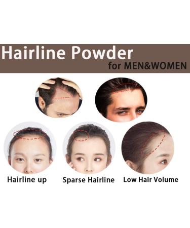 Hairline Powder Root Cover Up Hair Shadow Powder Dark Gray Hair Root Dye Shadow Cover Natural Root Concealer Beard Dye Hair Touch-Up for Thin Hair Grey Hairline Quick Cover Waterproof(Light Brown) - Buy Online on GoSupps.com