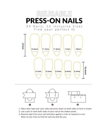 Mouyouglow Almond Nude Sheer French Tips Press-On Nails - Natural Fake Nails with Glue | International Shipping Available - Buy Online on GoSupps.com