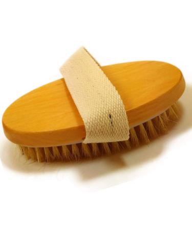 Glamza Mini Dry Skin Body Brush with Palm Strap1 piece