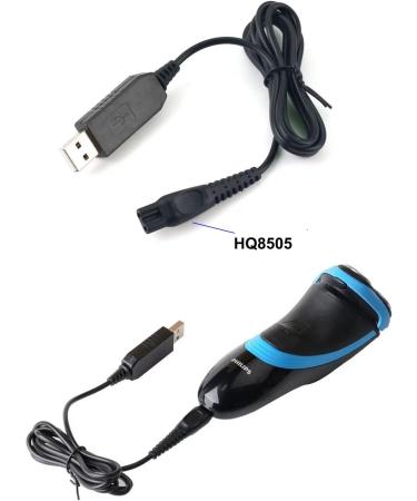 HQ8505 Razor Charging Cable - Compatible with Philips Norelco Series 3000 5000 7000 - 15V AC Adapter Power Supply - Buy Online on GoSupps.com