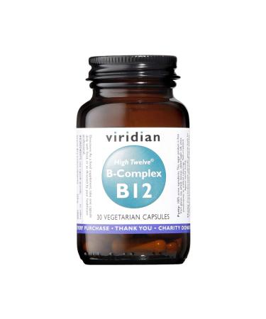 HIGH TWELVE Vitamin B12 with B-Complex: 30 Caps - Buy Online on GoSupps.com