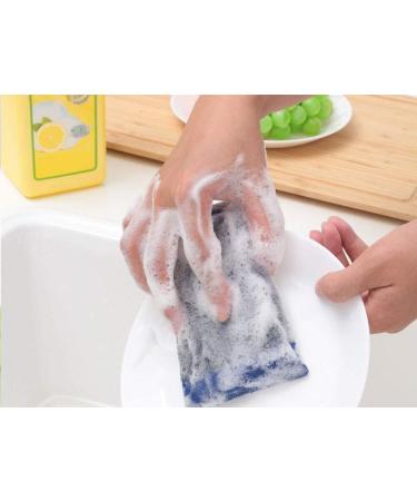 12 Pack Scrub Sponges for Kitchen Scrub Sponges Pads Soft and Fast Cleaning Scrubber for Cleaning Dishes Pans Pots and Hard Stains - Buy Online on GoSupps.com