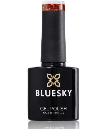 Bluesky Gel Nail Polish Zesty Performer Blz18 Dark Red Glitter Long Lasting Chip Resistant 10 ml (Requires Curing Under UV LED Lamp) - Buy Online on GoSupps.com