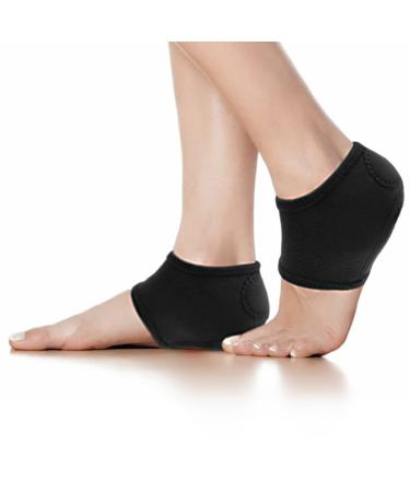 Heel Guard Set - 2 Pieces - Heel Sleeve Protectors for Plantar Fasciitis and Heel Spurs  Relieve Heel Pain  Achilles Tendinitis  Shock Absorbing