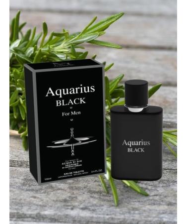 AQUARIUS BLACK Men's Designer Inspired Cologne EDT. Aromatic Aquatic fragrance for men 3.4 Fl. Oz. Eau de Parfum - Buy Online on GoSupps.com