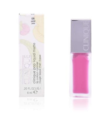 Clinique Pop Liquid Matte Lip Color + Primer No. 06 Petal Pop 0.2 oz - Long-Lasting Formula for Vibrant Lips - Buy Online on GoSupps.com