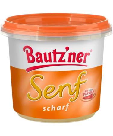 Bautz'ner Spicy mustard 200 ml x 3 pieces - Buy Online on GoSupps.com