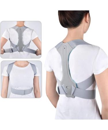 Back Posture Corrector Belt - Clavicle & Spine Support for Slouching - Unisex Gray | Improve Posture & Comfort - Buy Online on GoSupps.com
