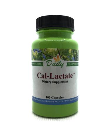 Daily's Calcium Lactate (100 Vegetarian Capsules)