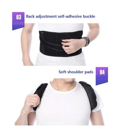 Posture Corrector Back Brace For Male And Female Adult Students The Posture Straightening Device Prevents The Hunchback And Corrects The Spine Curve Of The Back favorite gift lofty ambition - Buy Online on GoSupps.com