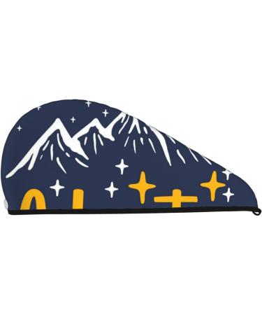 Let The Adventure Begins Microfiber Hair Towel - Soft Super Absorbent Quick Dry Wrap for Long Curly & Thick Hair - Ideal Hair Cap for Women - Buy Online on GoSupps.com